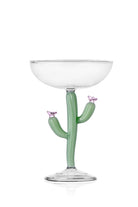 Ichendorf Milano-Desert Plants Mat Yeşil Kaktüs Gövdeli Borosilikat Cam Şampanya Kadehi-Kadeh-1-Milagron.com