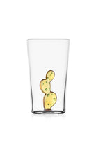 Ichendorf Milano-Desert Plants Sarı Kaktüs Figürlü Cam Meşrubat Bardağı-Bardak-1-Milagron.com