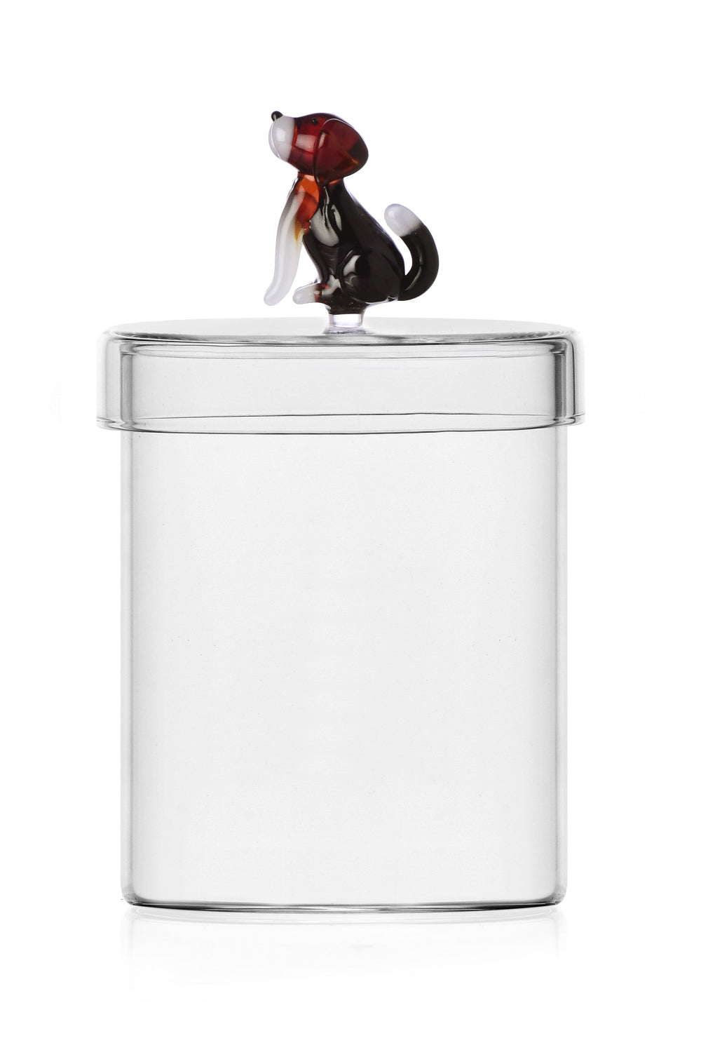 Ichendorf Milano-Dogs English Foxhound Figürlü Cam Saklama Kabı-Saklama Kabı-1-Milagron.com