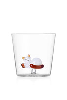 Ichendorf Milano-Kedi Figürlü Cam Su Bardağı No:1-Bardak-1-Milagron.com