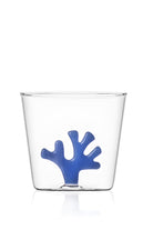 Ichendorf Milano-No 1 Mercan Figürlü Mavi Cam Su Bardağı-Bardak-1-Milagron.com