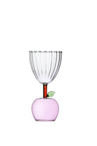 Ichendorf Milano-Pembe Elma Tabanlı Cam Kadeh-Kadeh-1-Milagron.com