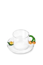 Ichendorf Milano-Salyangoz Figürlü Borosilikat Cam Çay Fincanı-Çay Fincanı-1-Milagron.com