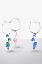 Ichendorf Milano-Turkuaz Kaktüs Gövdeli Cam Bardak-Kadeh-3-Milagron.com