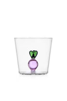 Ichendorf Milano-Vegetables Koleksiyonu Turp Figürlü Cam Su Bardağı-Bardak-1-Milagron.com