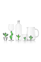 Ichendorf Milano-Yeşil Kaktüs Gövdeli Cam Bardak-Kadeh-2-Milagron.com