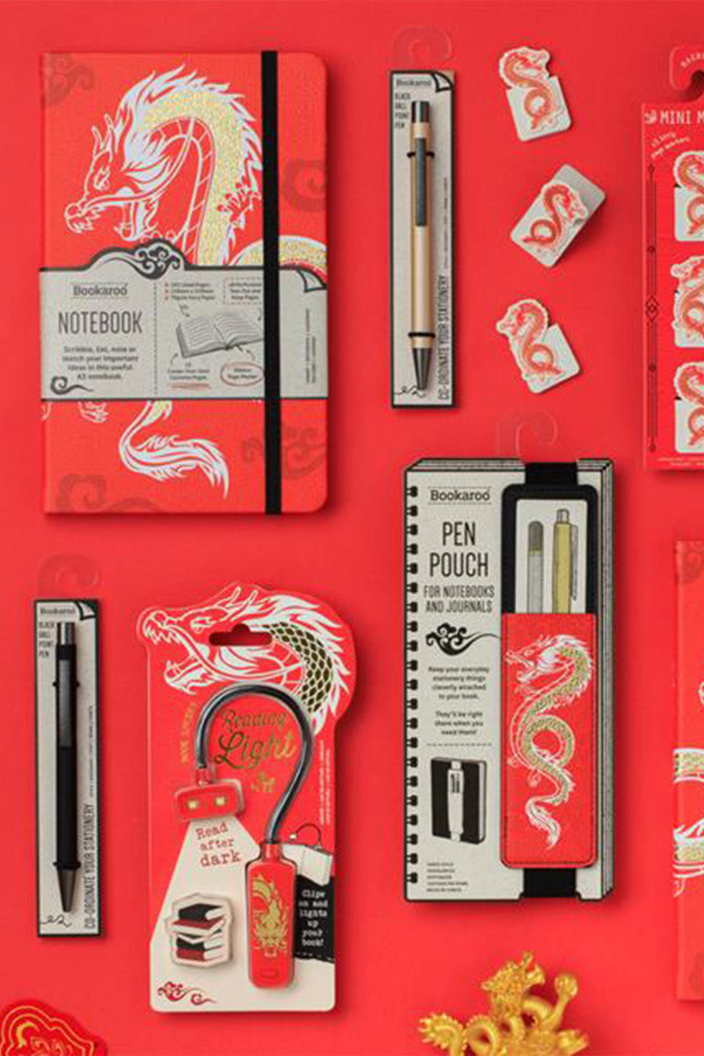 If-Bookaroo Books & Stuff Pouch Kitap&Defter Kılıfı Warrior Dragon-Defter-2-Milagron.com