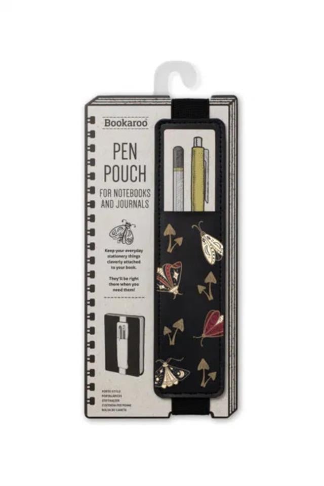 If-Bookaroo Pen Pouch Lastikli Kalemlik Dark Moth-Kitap Ayracı-1-Milagron.com