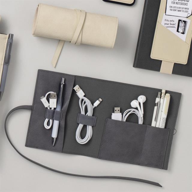 If-Bookaroo Travel Tech Tidy Kablo Düzenleyici Charcoal-Kablo Düzenleyici-2-Milagron.com