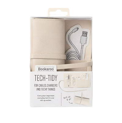 Bookaroo Travel Tech Tidy Kablo Düzenleyici Cream