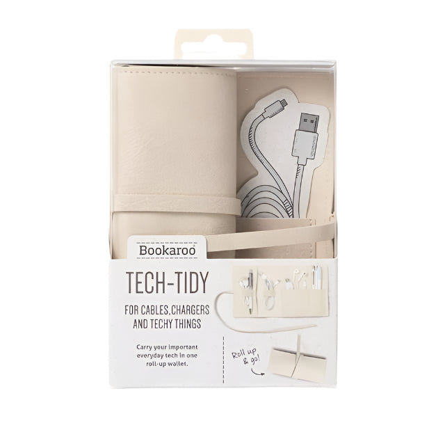 If-Bookaroo Travel Tech Tidy Kablo Düzenleyici Cream-Kablo Düzenleyici-1-Milagron.com