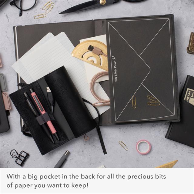 If-If Bookaroo Bigger Things Notebook Journal çizgili Defter Black-Defter-5-Milagron.com