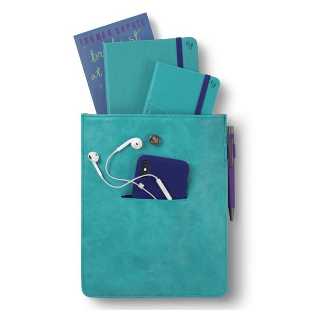 If-If Bookaroo Books & Stuff Pouch Kitap&Defter Kılıfı Turquoise-Defter-3-Milagron.com