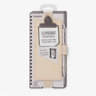 If-If Bookaroo Clipboard Klipsli Lastikli Kalemlik Cream-Kitap Ayracı-1-Milagron.com
