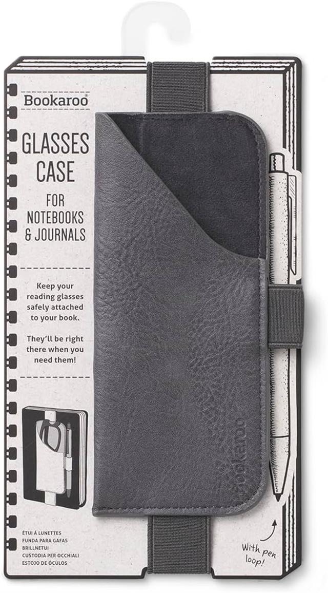 If-If Bookaroo Glasses Case Lastikli Gözlük Kılıfı Charcoal-Gözlük Kılıfı-1-Milagron.com