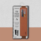 If-İf Bookaroo Pen Pouch Defter üstü Kalemlik Brown Kahverengi-Kitap Ayracı-2-Milagron.com