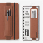 If-İf Bookaroo Pen Pouch Defter üstü Kalemlik Brown Kahverengi-Kitap Ayracı-4-Milagron.com