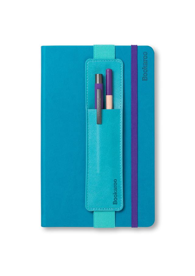 If-İf Bookaroo Pen Pouch Defter üstü Kalemlik Turquoise Turkuaz-Kitap Ayracı-1-Milagron.com