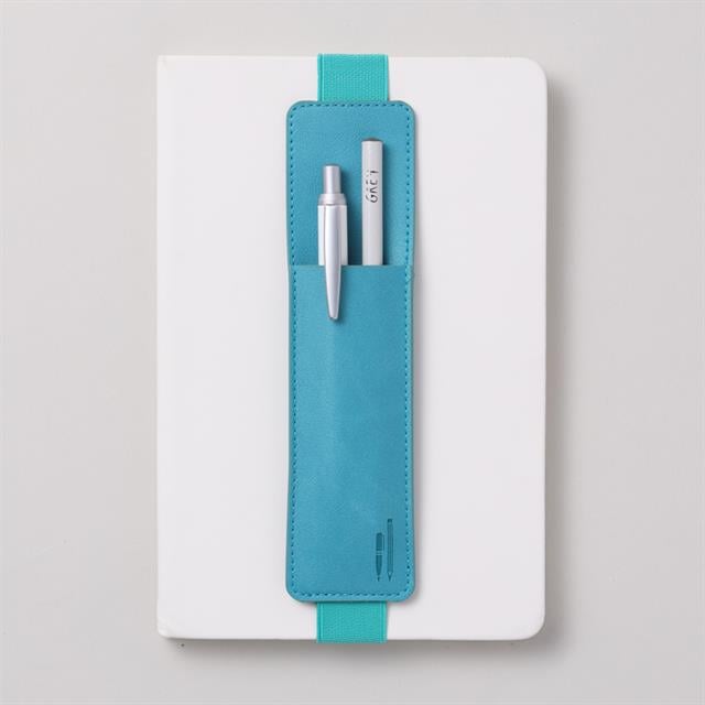 If-İf Bookaroo Pen Pouch Defter üstü Kalemlik Turquoise Turkuaz-Kitap Ayracı-6-Milagron.com