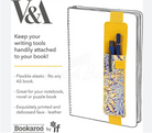 If-If Bookaroo Pen Pouch Sarı çiçekli Lastikli Kalemlik-Kitap Ayracı-3-Milagron.com