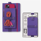 If-If Bookaroo Phone Holder Defter üstü Lastikli Telefon Tutucu Purple-Defter-1-Milagron.com