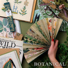 If-İf Kitap şeklinde Yelpaze Botanical-Kitap Ayracı-3-Milagron.com