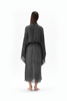 İkikız-Bambu Gri Uzun Kimono-Kimono-3-Milagron.com