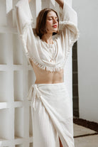 İkikız-Bürümcük Etek Takım-Alt - Üst Takım-1-Milagron.com