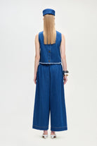 Denim Palazzo Pantolon - 2