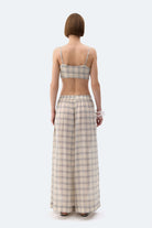 İkikız-Gri Ekose Pantolon-Pantolon-2-Milagron.com