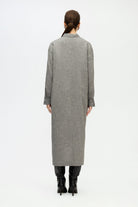 İkikız-Gri Gömlek Elbise-Elbise-3-Milagron.com