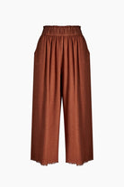 İkikız-Kahverengi Palazzo Pantolon-Pantolon-1-Milagron.com