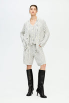 İkikız-Lacivert Çizgili Ceket-Ceket-4-Milagron.com