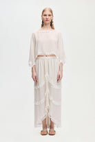 İkikız-Naturel Crop Bluz-Bluz-1-Milagron.com