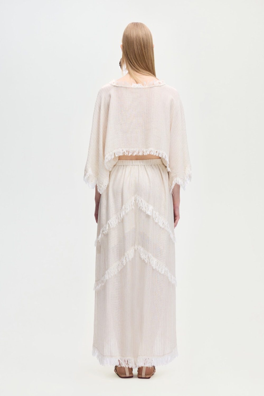 İkikız-Naturel Crop Bluz-Bluz-4-Milagron.com