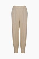 İkikız-Natürel Keten Slouchy Pantolon-Pantolon-3-Milagron.com