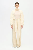 İkikız-Pelüş Bolero Bluz-Kazak & Triko-1-Milagron.com