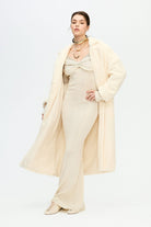 İkikız-Pelüş Uzun Ceket-Ceket-4-Milagron.com