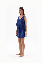 İkikız-Saks Mavi Şort-Şort-1-Milagron.com