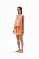 İkikız-Turuncu Şort-Şort-1-Milagron.com