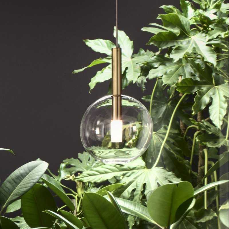 Alchimia Sfera Sarkit 1L Natural Gold Şeffaf Ø18X32 Cm G9 Led 1X5W