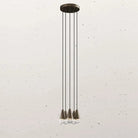 Dew Sarkit 6L Anti̇k Demi̇r Şeffaf Ø9,5Xø75Xh150 Cm G9 Led 5X5W