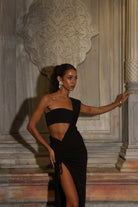 İladia-Cia Cut Out Detailed Maxi Dress-Elbise-1-Milagron.com