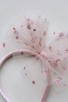 Ilo and Friends-Bowtie in Pink Taç-Saç Aksesuarı-2-Milagron.com