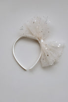 Ilo and Friends-Bowtie in White Taç-Saç Aksesuarı-1-Milagron.com