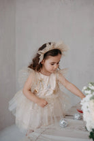 Ilo and Friends-Frida Cream Elbise-Çocuk Elbise & Tulum-2-Milagron.com