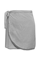 In D'Tales-Keten Bağlamalı Gri Mini Etek-Etek-1-Milagron.com