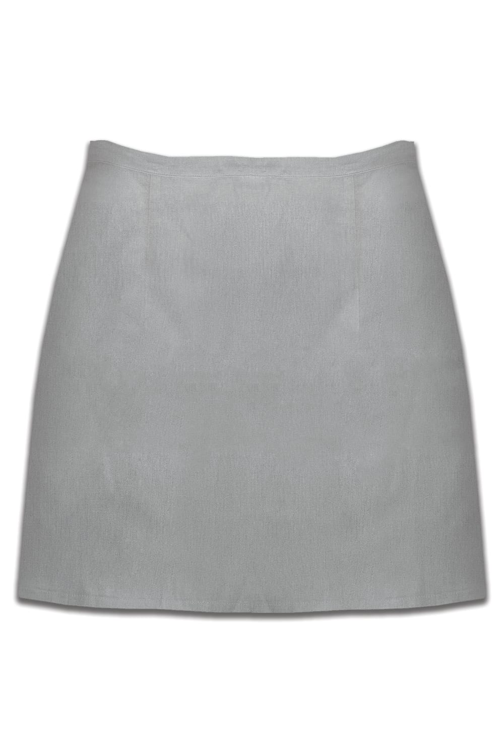 In D'Tales-Keten Bağlamalı Gri Mini Etek-Etek-2-Milagron.com