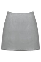 In D'Tales-Keten Bağlamalı Gri Mini Etek-Etek-2-Milagron.com