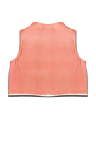 In D'Tales-Keten Bağlamalı Somon Crop Top-Crop Top-2-Milagron.com